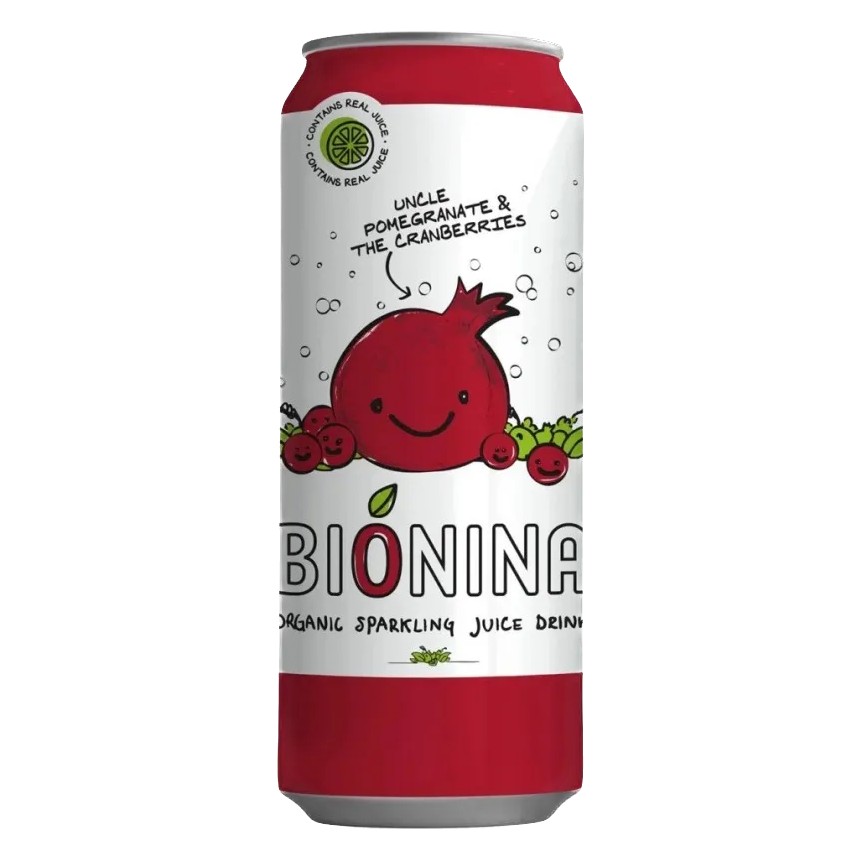 BIONINA POMEGRANATE CRANBERRIES 12x33cl BLIK