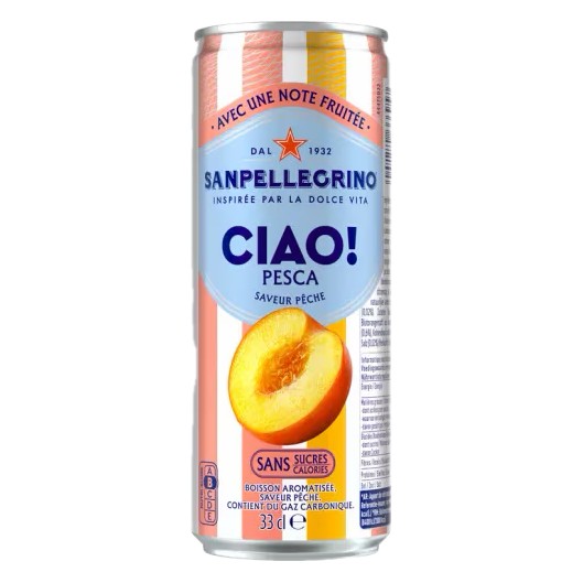 SAN PELLEGRINO CIAO PEACH BLIK 24X33cl
