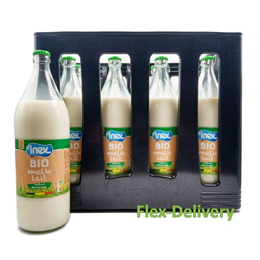 Bio Inex semi skimmed milk (12x1L)